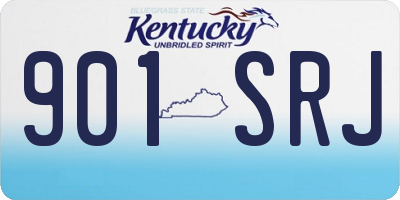 KY license plate 901SRJ