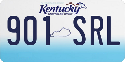 KY license plate 901SRL