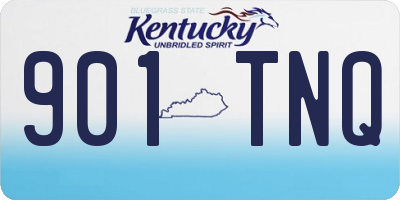 KY license plate 901TNQ