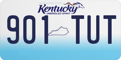 KY license plate 901TUT
