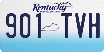 KY license plate 901TVH