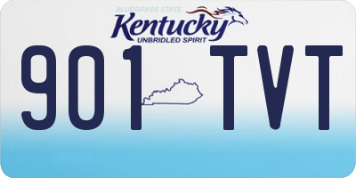 KY license plate 901TVT