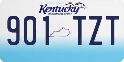 KY license plate 901TZT