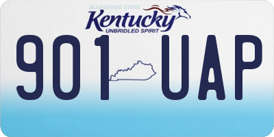 KY license plate 901UAP
