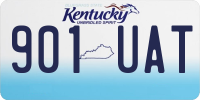 KY license plate 901UAT