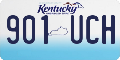 KY license plate 901UCH