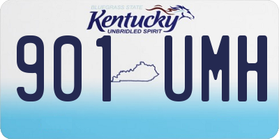 KY license plate 901UMH