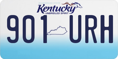 KY license plate 901URH