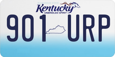 KY license plate 901URP