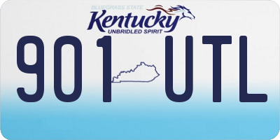 KY license plate 901UTL