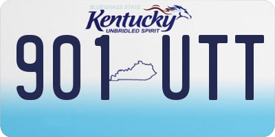 KY license plate 901UTT