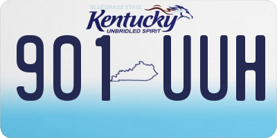 KY license plate 901UUH