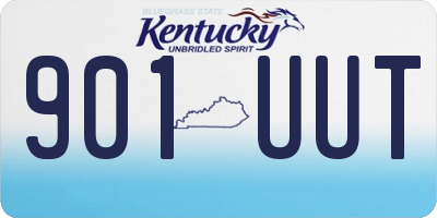 KY license plate 901UUT