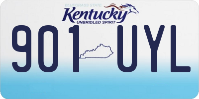 KY license plate 901UYL