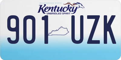 KY license plate 901UZK