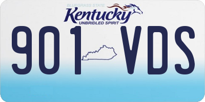KY license plate 901VDS