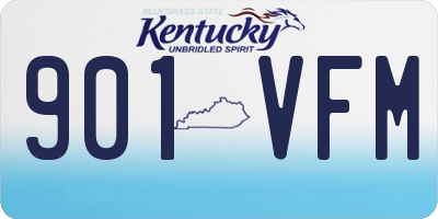 KY license plate 901VFM