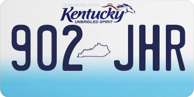 KY license plate 902JHR