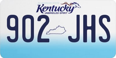 KY license plate 902JHS