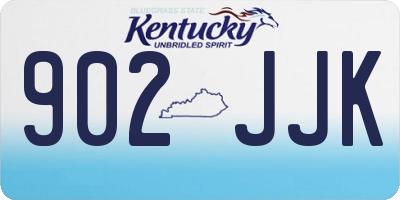 KY license plate 902JJK