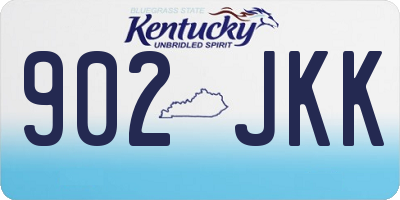 KY license plate 902JKK