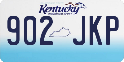 KY license plate 902JKP