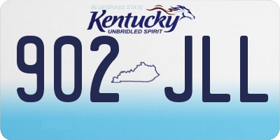 KY license plate 902JLL