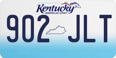 KY license plate 902JLT