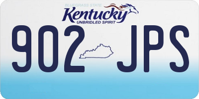 KY license plate 902JPS