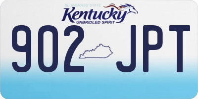 KY license plate 902JPT