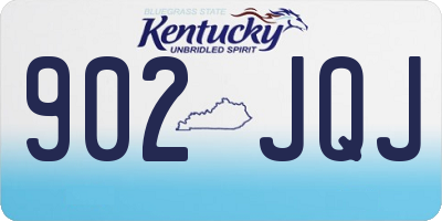 KY license plate 902JQJ