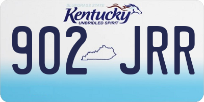 KY license plate 902JRR