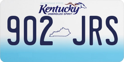 KY license plate 902JRS