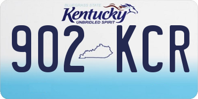 KY license plate 902KCR