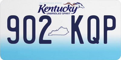 KY license plate 902KQP