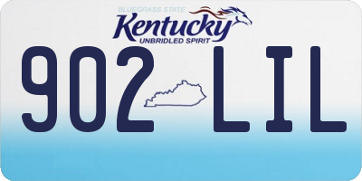 KY license plate 902LIL