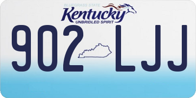 KY license plate 902LJJ