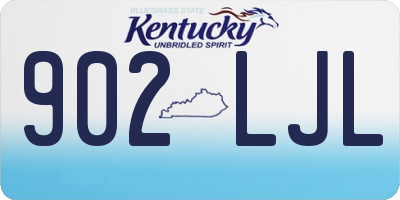 KY license plate 902LJL