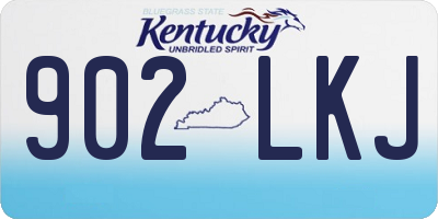 KY license plate 902LKJ