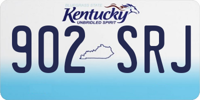 KY license plate 902SRJ