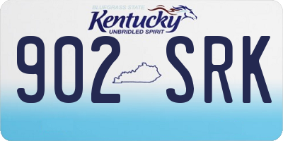 KY license plate 902SRK