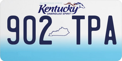 KY license plate 902TPA