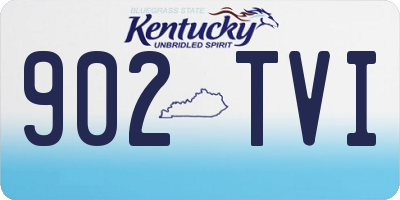 KY license plate 902TVI