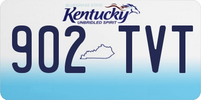KY license plate 902TVT
