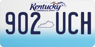 KY license plate 902UCH