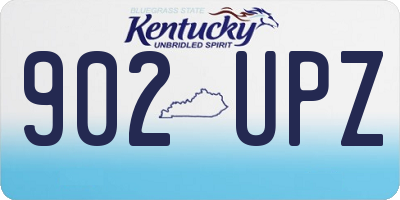 KY license plate 902UPZ