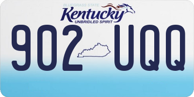 KY license plate 902UQQ