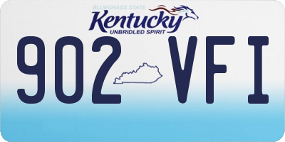 KY license plate 902VFI