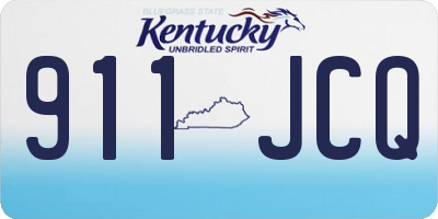 KY license plate 911JCQ