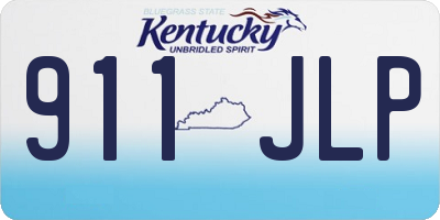 KY license plate 911JLP